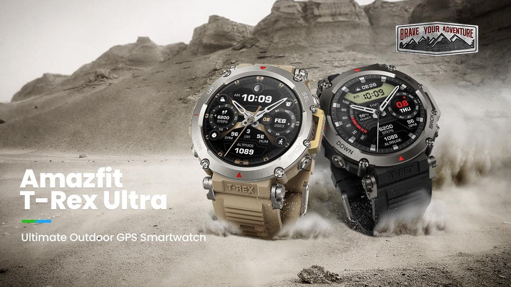 Amazfit T-Rex Ultra GPS Smart Watch - Zepp OS & Military-grade